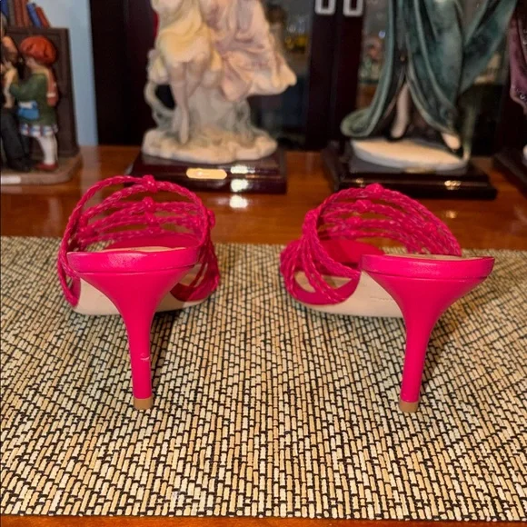 Reformation Strappy Hot Pink Sandals - Picture 4 of 10